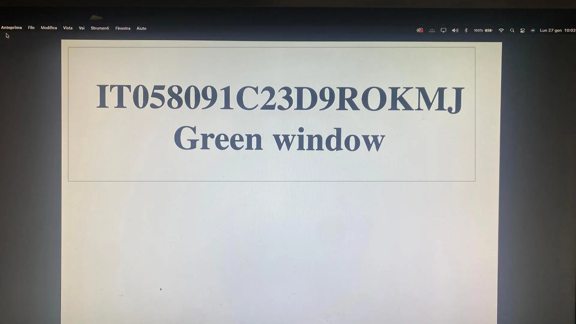 Green Window Roma רומא